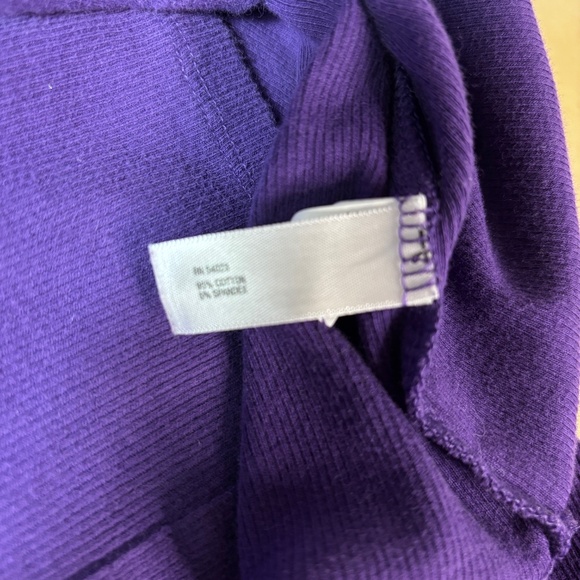 Gap Ribbed Long Sleeve T-Shirt - Purple - Picture 6 of 6